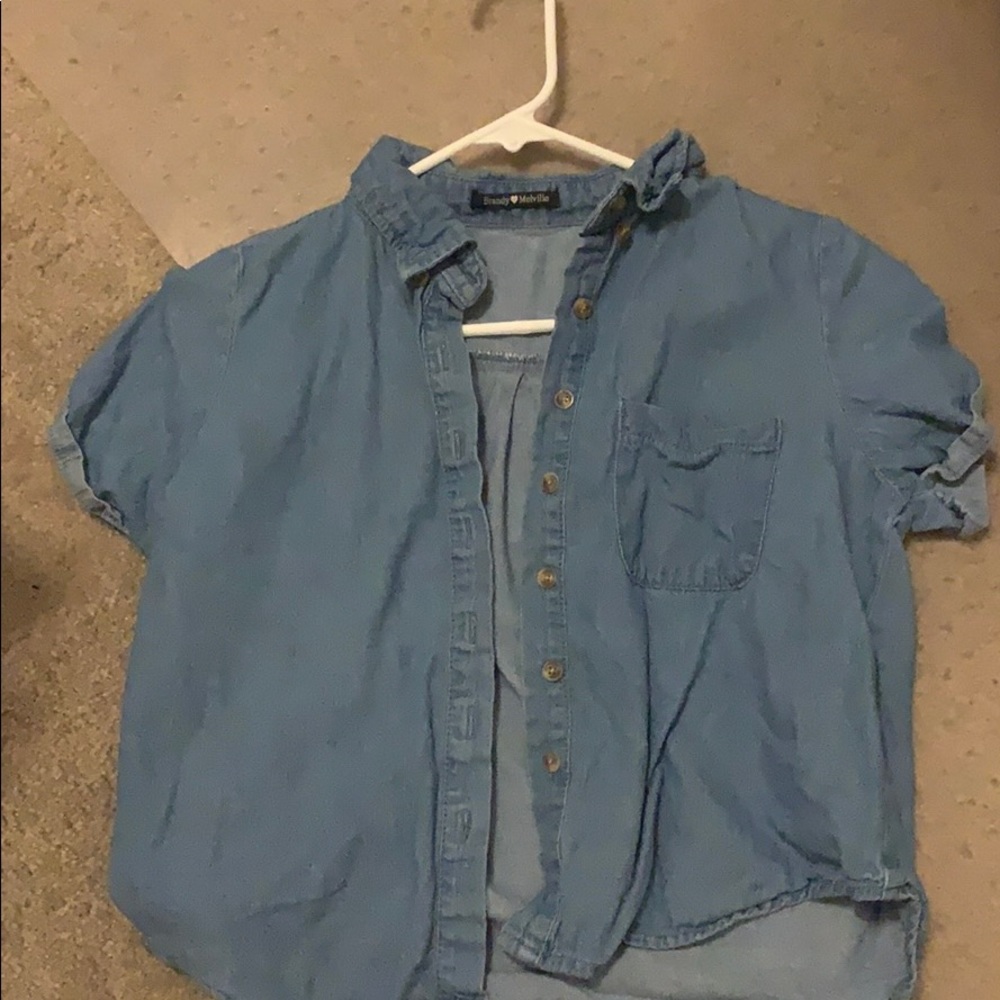 brandy denim top!